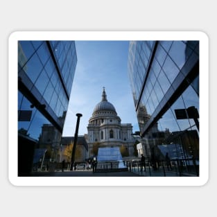 St Paul’s Cathedral reflections Sticker